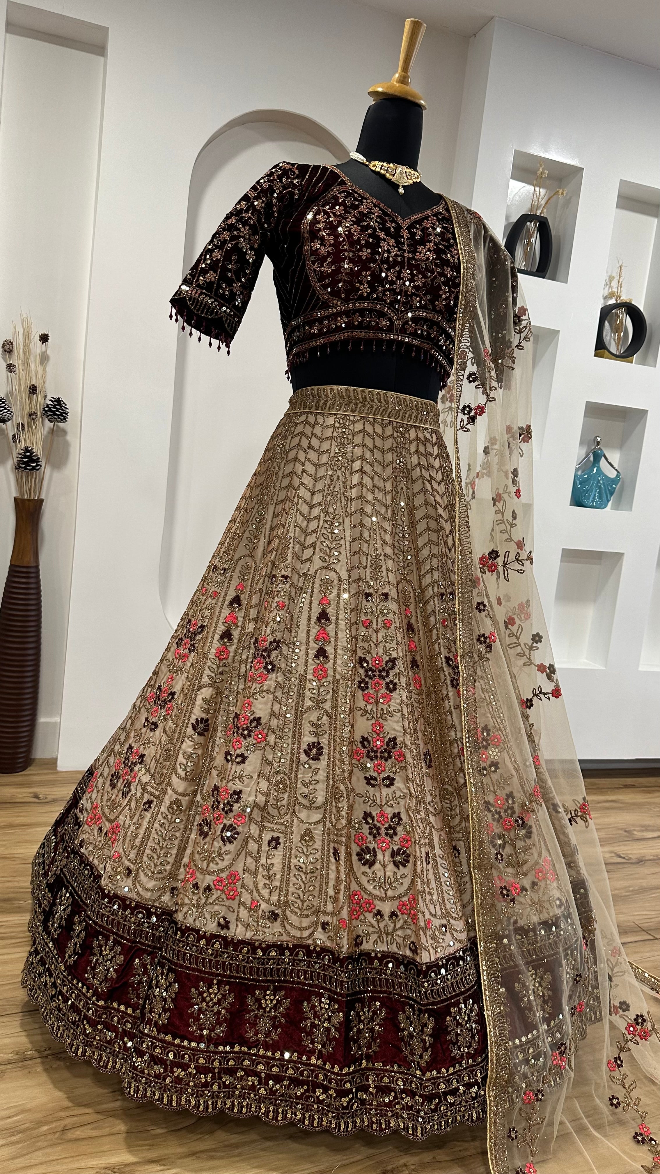 Dazzle this festive season with Our Stunning lehenga set