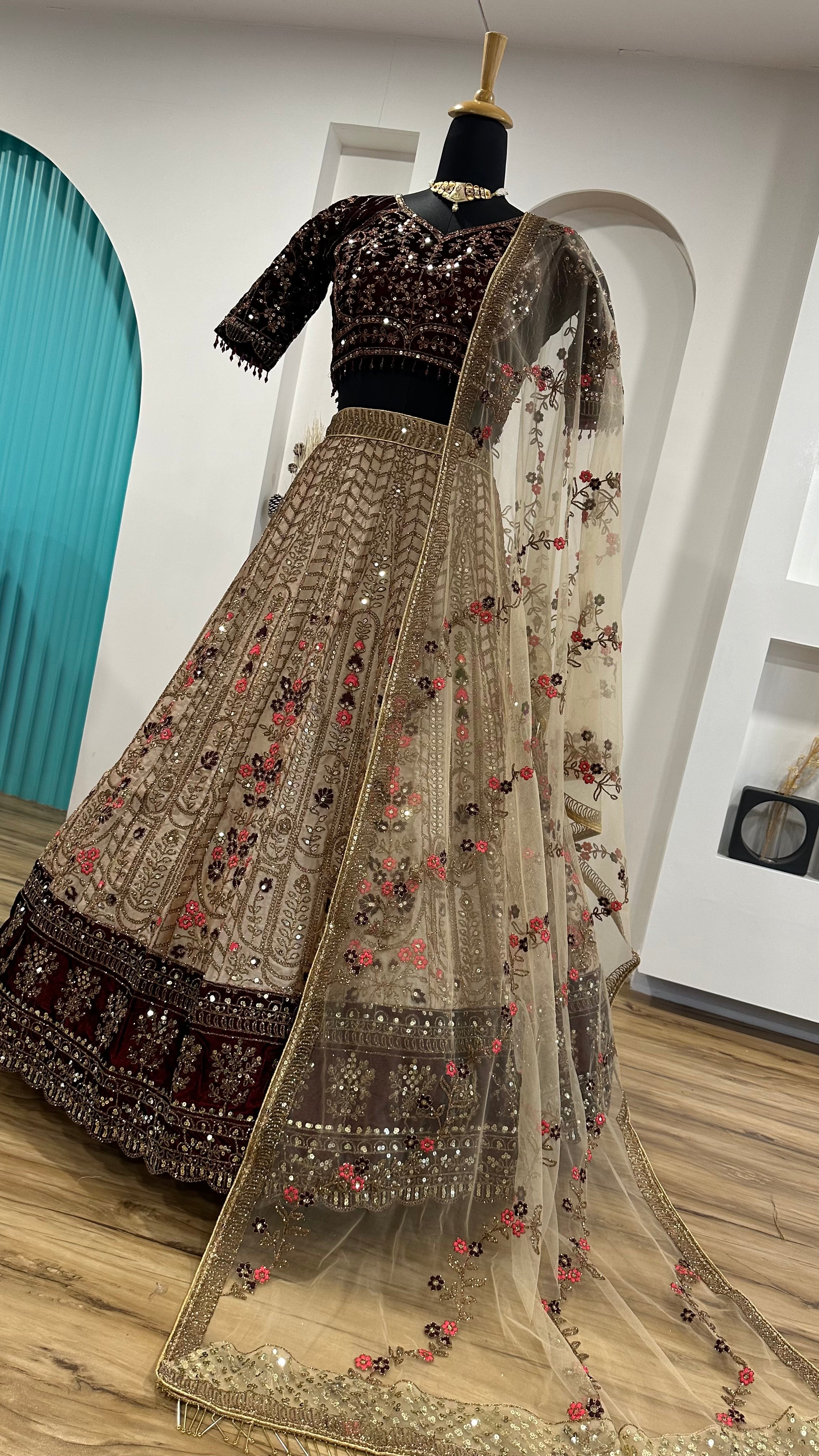 Dazzle this festive season with Our Stunning lehenga set