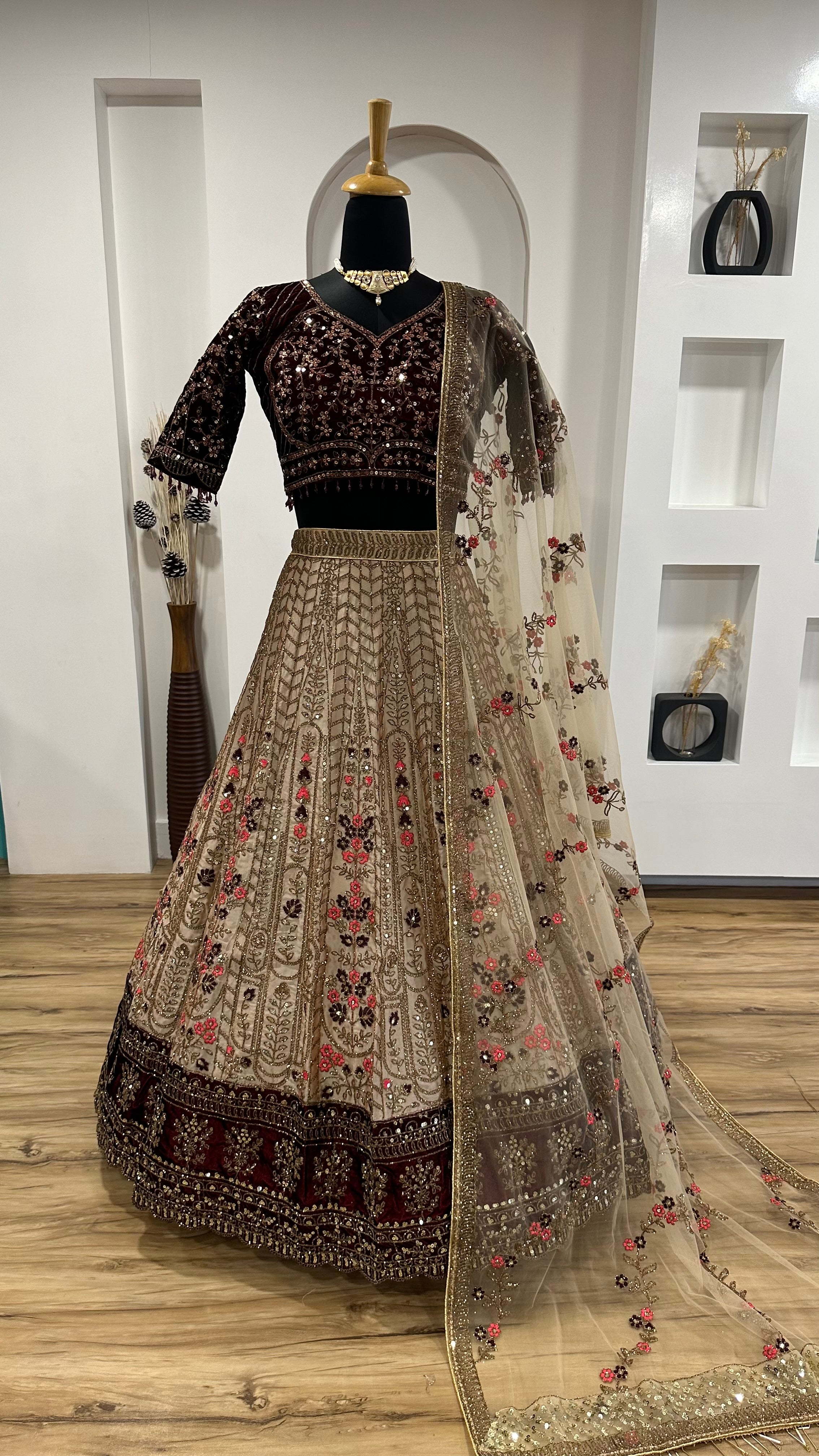 Dazzle this festive season with Our Stunning lehenga set