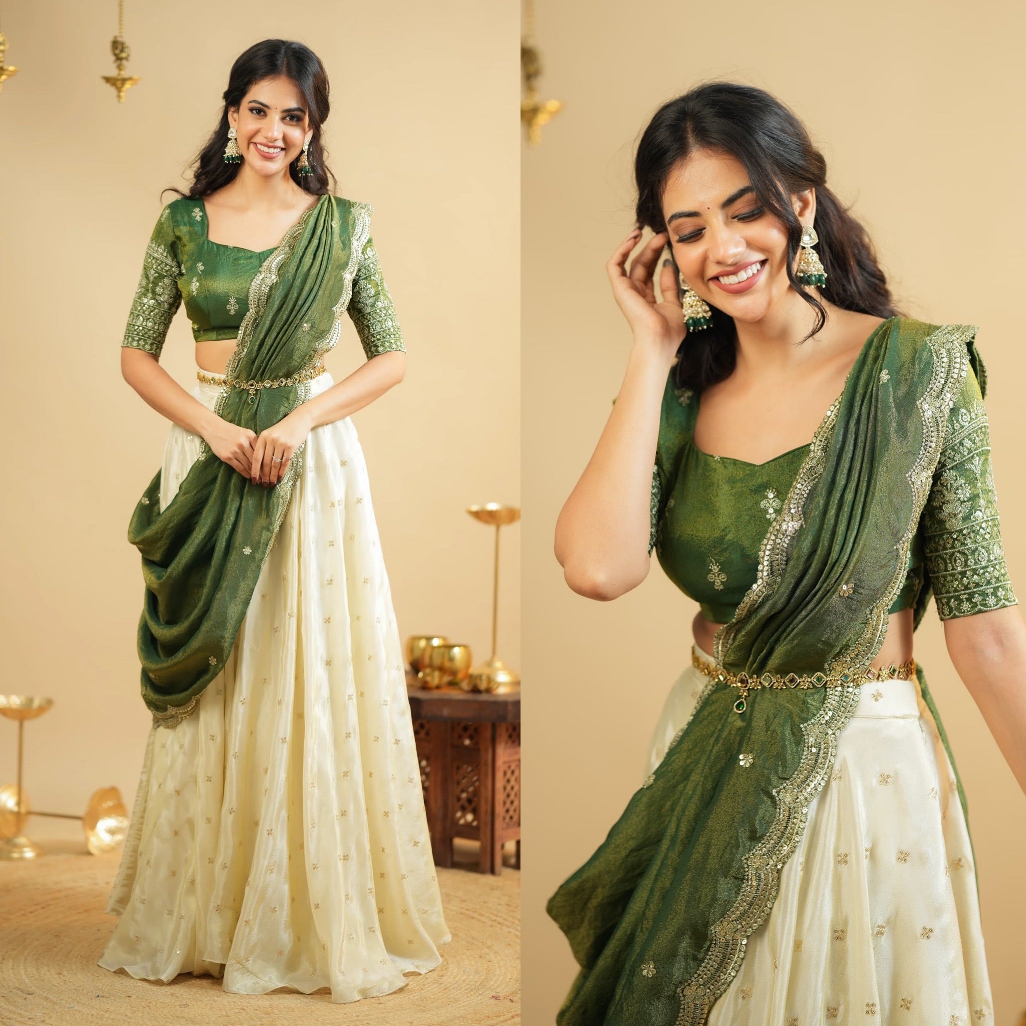 A lehenga that speaks the language of tradition