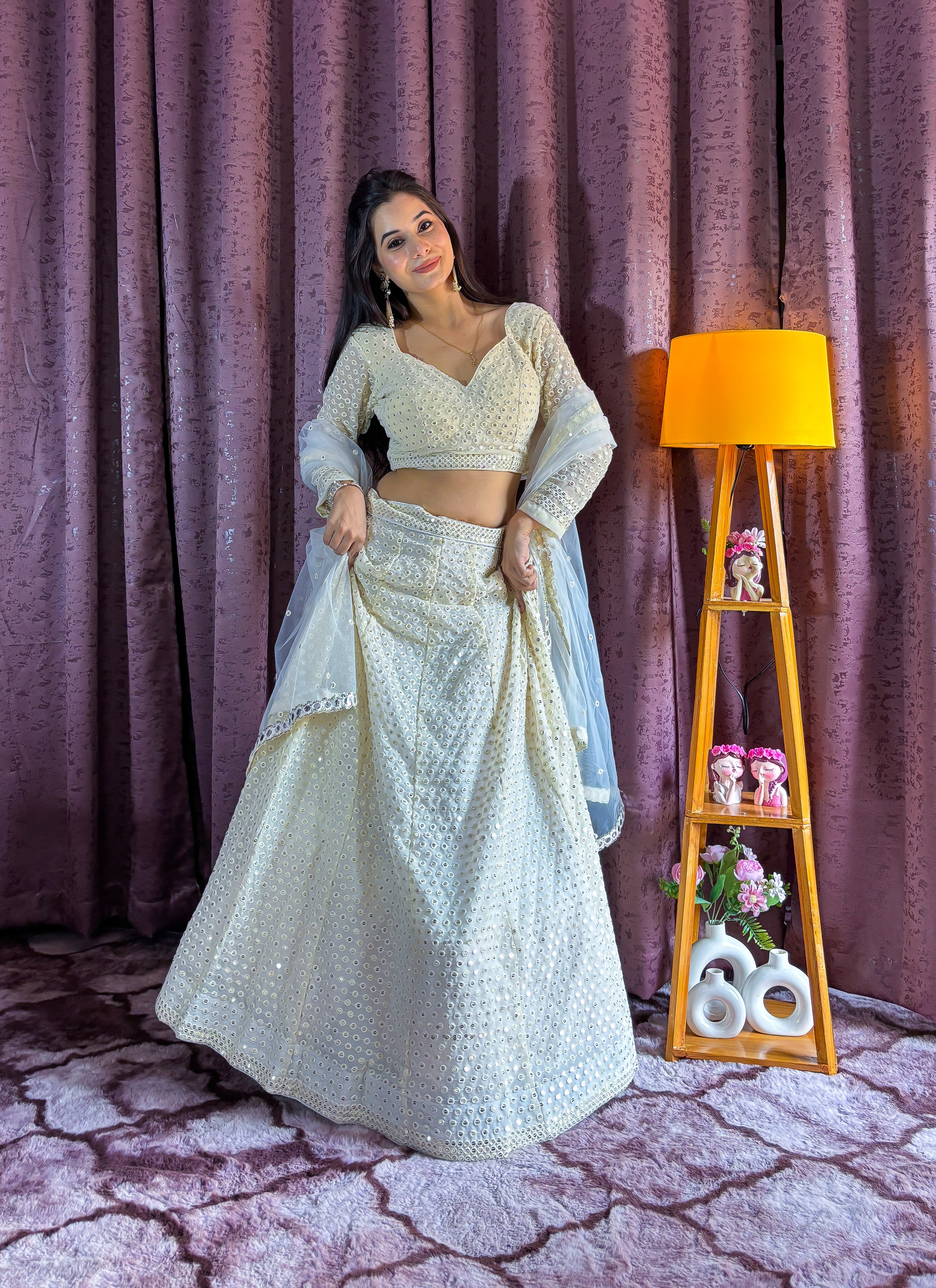 Lehenga !  that’s here to leave a trail of sparkle wherever you go