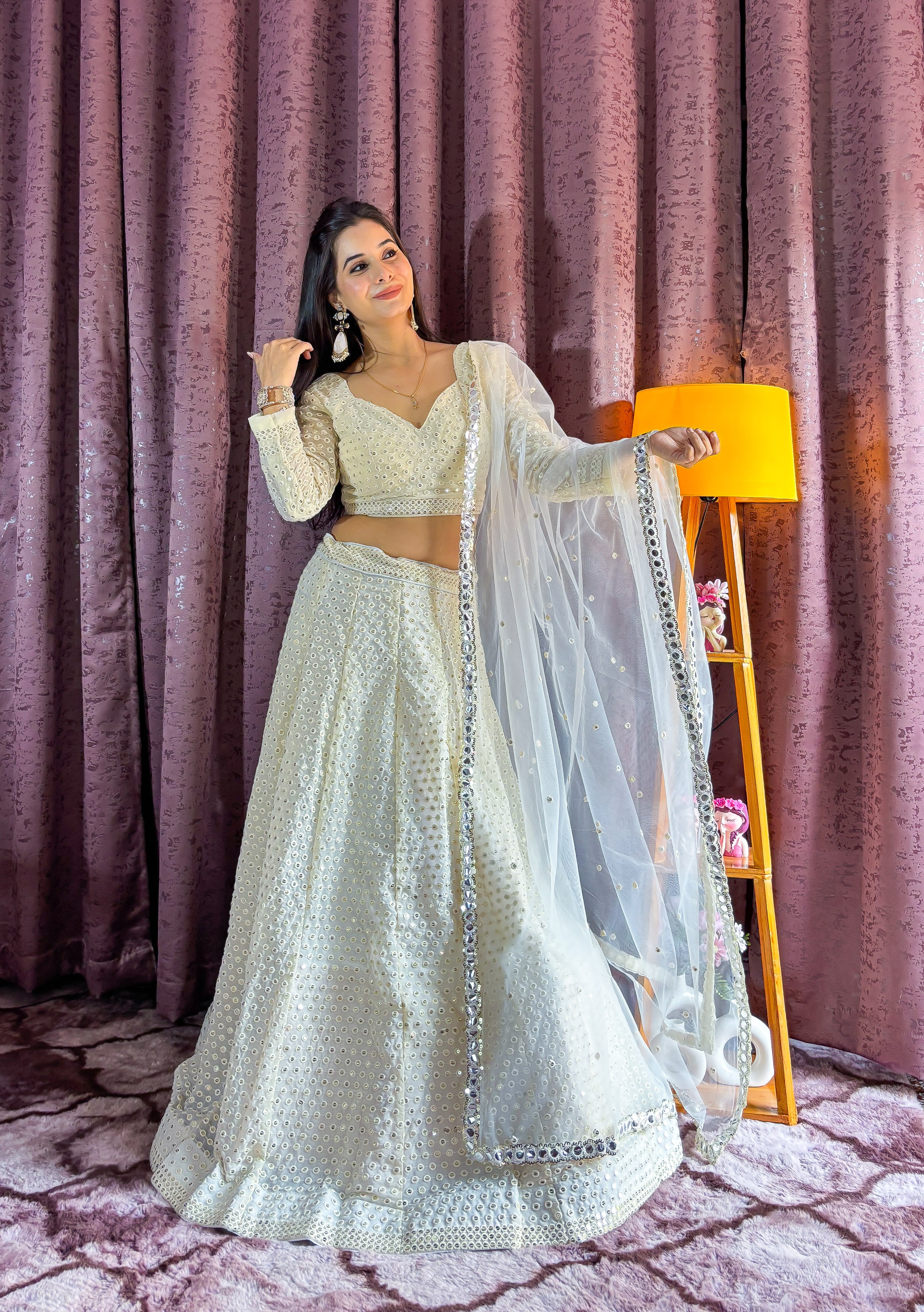 Lehenga !  that’s here to leave a trail of sparkle wherever you go