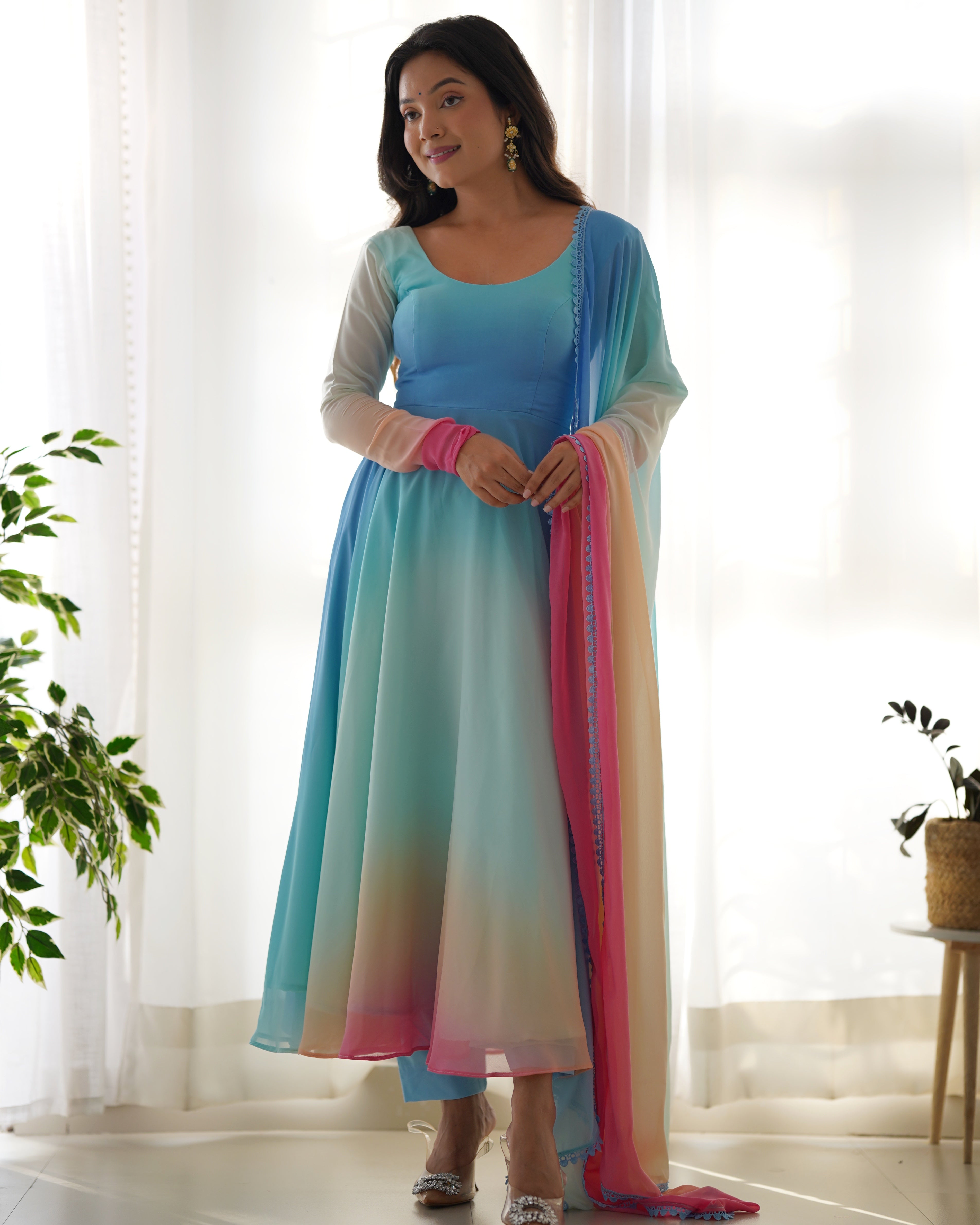 Fashion Book Present  colourfull lightweight & fresh look outfit is perfect for upcoming festivities and weddings which provides you more comfort and style