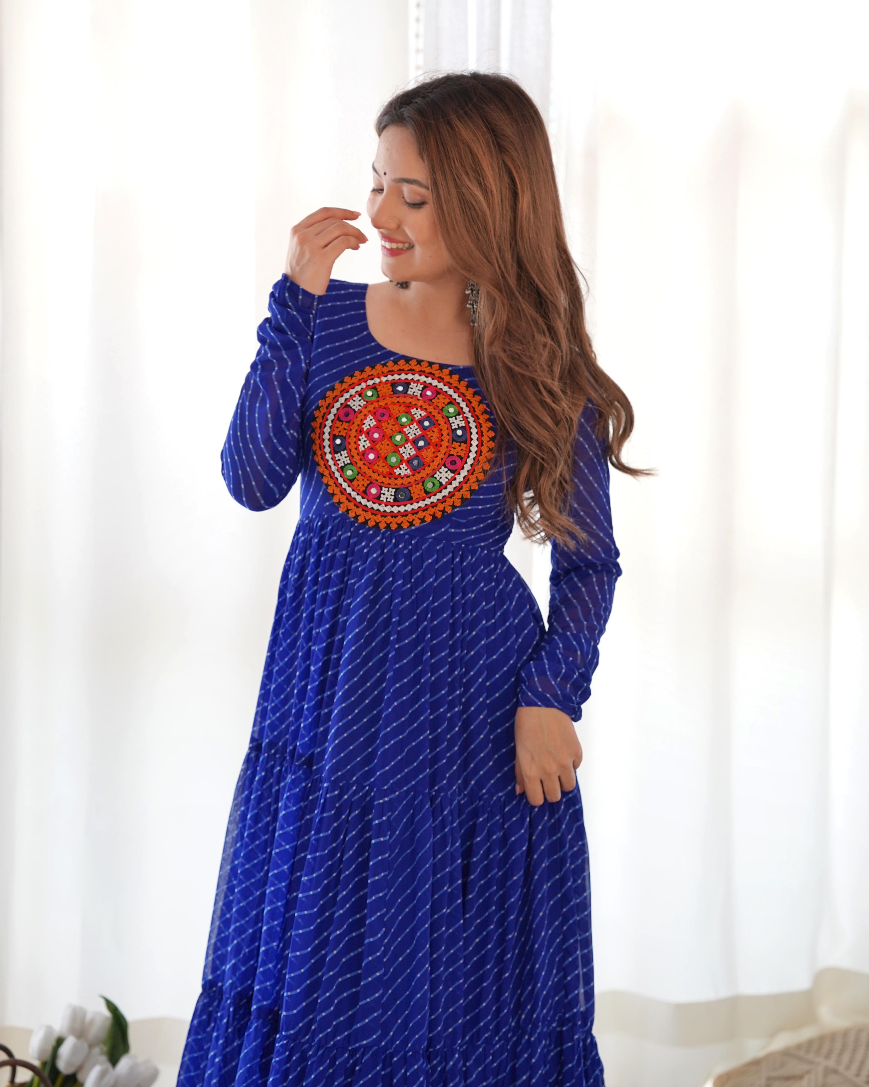 Stylish Anarkali Gown Perfect For All Festive Fit