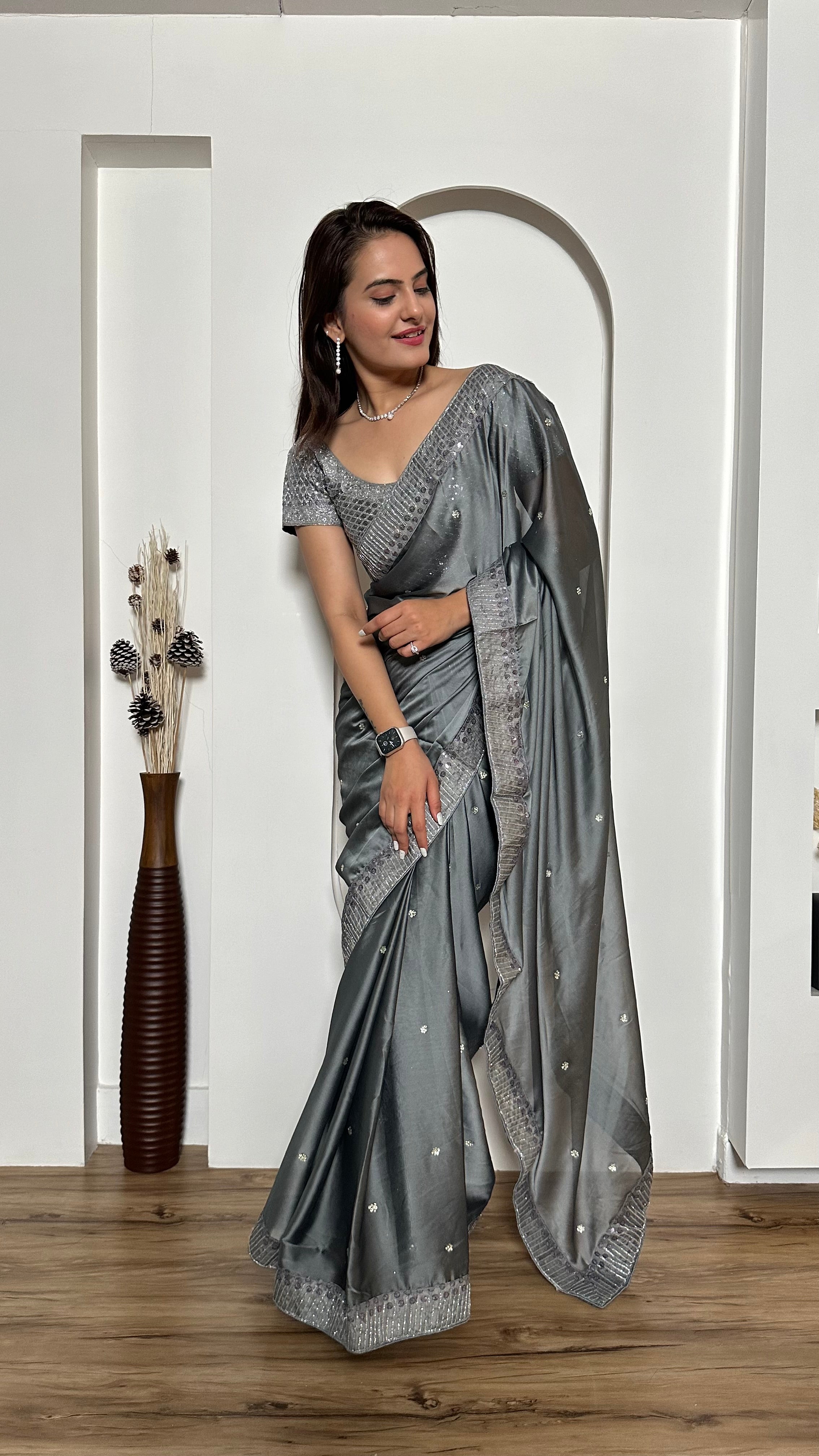 Get this exclusive designer saree at your doorstep