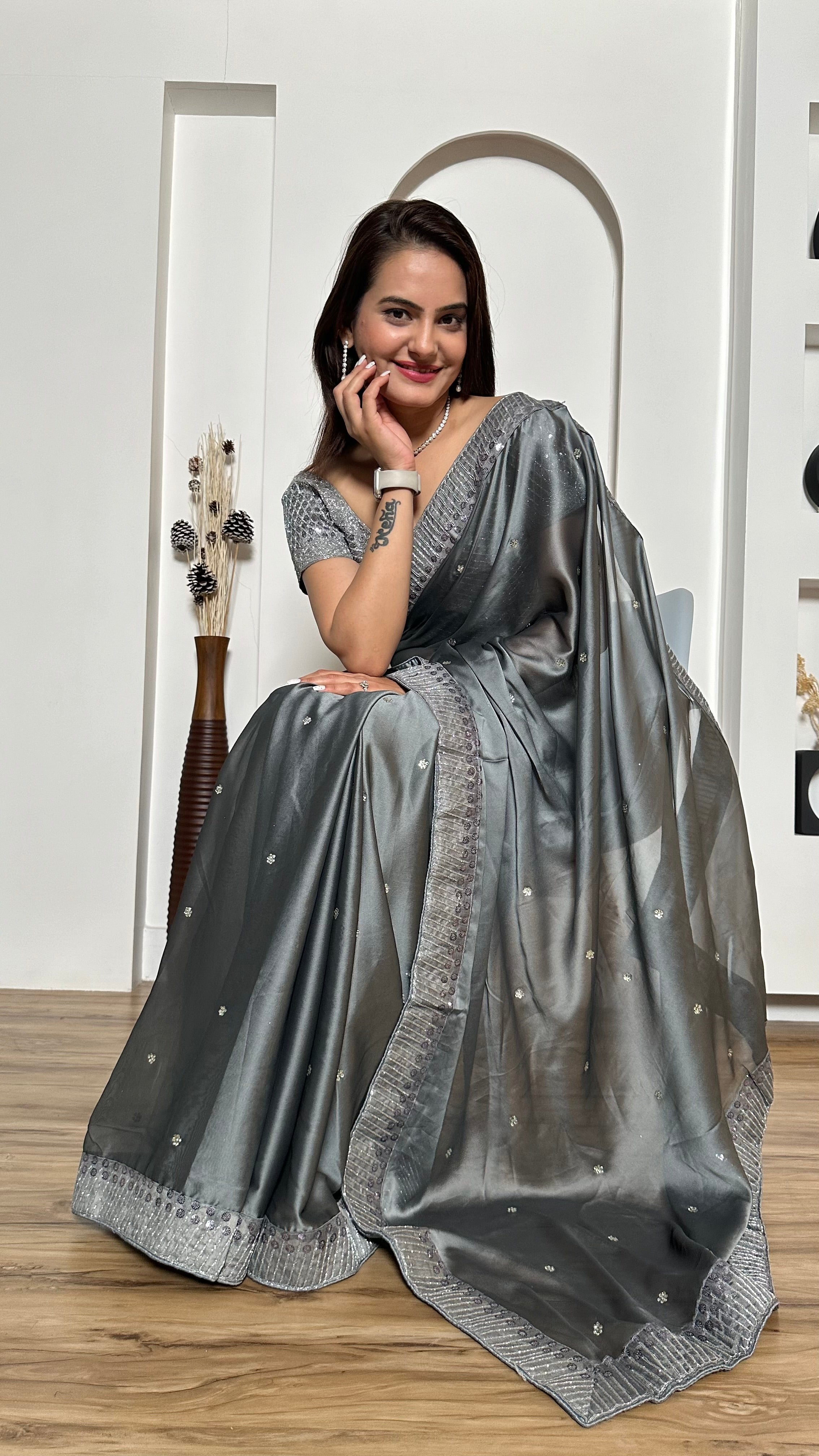 Get this exclusive designer saree at your doorstep