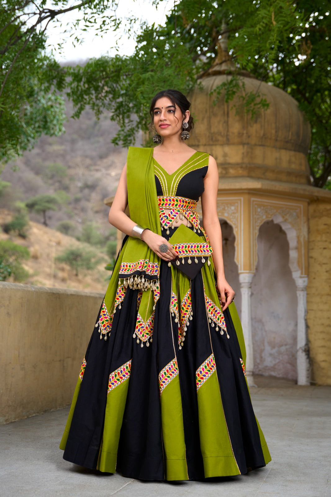 Grace in Every twirls - Navratri Lehenga set